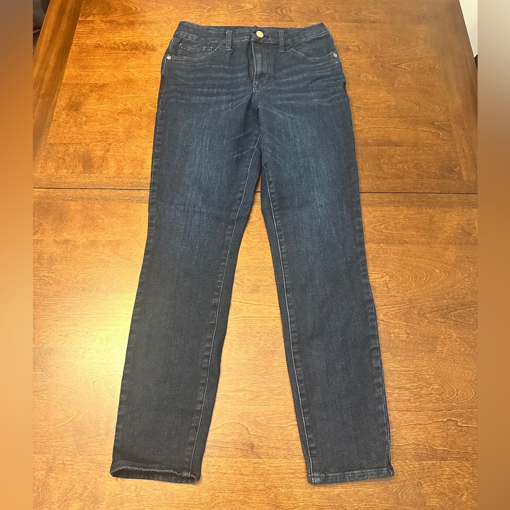 Express Dark Blue Women's high rise skinny Leg Jeans